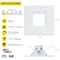 Nuwatt 6" LED Square Retrofit Dimmable Recessed Lights 5CCT 2700K/3000K/3500K/4000K/5000K Selectable 4 PK NW-SQ-C6-14W-5CCT-WH-4P - alternate 4